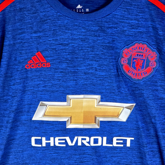 Adidas Climacool Manchester United Premier League Jersey Red Devils Pogba 6 Med - Picture 4 of 9